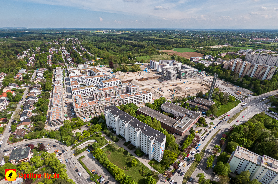 09.05.2023 - Baustelle Alexisquartier und Pandion Verde in Neuperlach